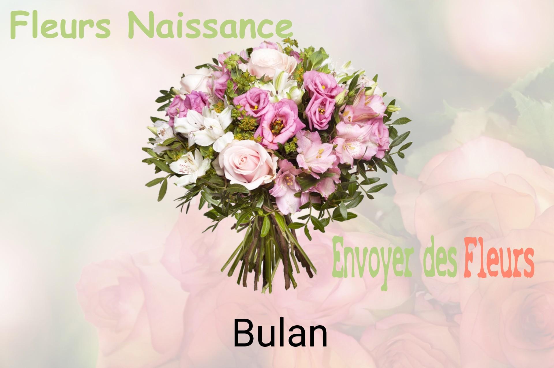 Bouquet de fleurs de naissance livré à Bulan